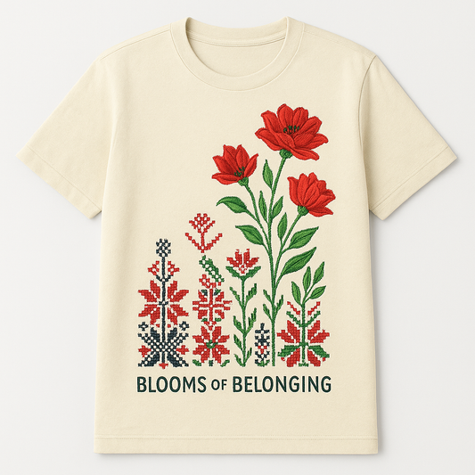 Blooms of Belonging Family Tee